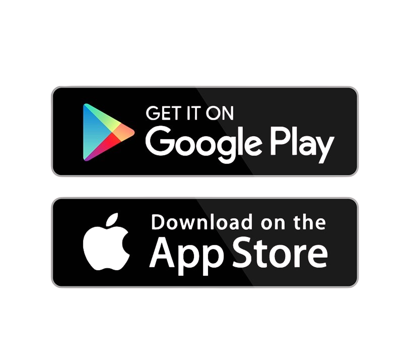 Get it on Google Play and the App Store